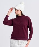 【23区 ゴルフ/NIJYUSANKU GOLF】の【WOMEN】エンボスロゴダンボールモックネック 人気、トレンドファッション・服の通販 founy(ファニー) ファッション Fashion レディースファッション Fashion for Women トップス・カットソー Cut & Sew Tops レディースパーカー・カジュアルフーディー Casual Hoodies & Sweatshirts スウェット・クルーネックトップス Sweatshirts & Crewnecks / Relaxed Fit Sweat Tops おすすめ Recommended / Our Picks スウェット / スエット Sweatshirt, Sweatwear ストレッチ Stretch, Stretchy Fabric セットアップ Set-Up, Coordinated Outfit センター Center, Center Line トレンド Trend, Trending Now フラット Flat, Flat Shoes フロント Front, Front Design プリント Print, Printed Pattern モックネック Mock Neck, Short Turtleneck ラウンド Round, Round Neck 無地 Plain, Solid Color A/W・秋冬 Autumn/Winter 長袖 Long Sleeve, Full Sleeve thumbnail ワイン系|ID: prp329100004700372 ipo3291000000034070724