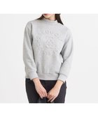 【23区 ゴルフ/NIJYUSANKU GOLF】の【WOMEN】エンボスロゴダンボールモックネック ライトグレー系|ID: prp329100004700372 ipo3291000000035521820