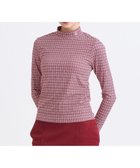 【23区 ゴルフ/NIJYUSANKU GOLF】の【WOMEN】モノグラムプリントモックネック ワイン系5|ID: prp329100004700373 ipo3291000000035595456