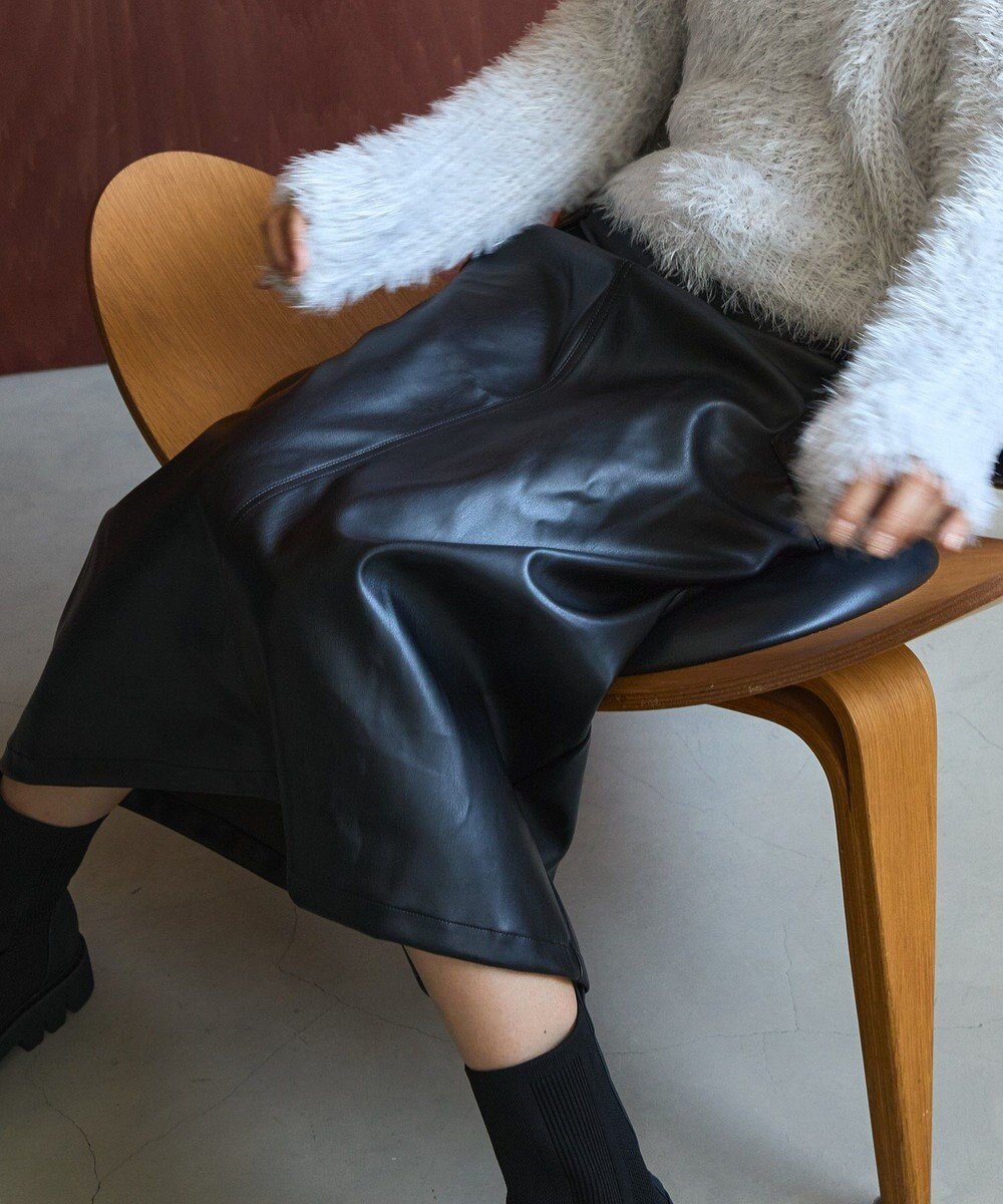 【アメリカンホリック/AMERICAN HOLIC】のWポケットフェイクレザースカート 人気、トレンドファッション・服の通販 founy(ファニー) 　ファッション　Fashion　レディースファッション　Fashion for Women　スカート　Skirts　コンパクト　Compact, Small Size　フェイクレザー　Faux Leather, PU Leather　ポケット　Pocket, Pocket Detail　A/W・秋冬　Autumn/Winter　 other-1|ID: prp329100004700378 ipo3291000000033939170