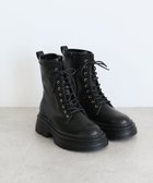 【グリーンパークス/Green Parks】の・minia レースアップショートブーツ Black|ID: prp329100004700385 ipo3291000000033939197