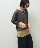 【グリーンパークス/Green Parks】のシアーチュールドッキングプルオーバー 人気、トレンドファッション・服の通販 founy(ファニー) ファッション Fashion レディースファッション Fashion for Women トップス・カットソー Cut & Sew Tops シャツ・ブラウス・オフィスカジュアル Elegant Blouses & Button-Ups ロングTシャツ・Tシャツ Longline T-Shirts & Tees カジュアルプルオーバー・ニットトップス Pullovers & Knit Tops / Casual Pullovers カットソー・ベーシックTシャツ Cut-and-Sewn Tops / Stretch Tees & Basics おすすめ Recommended / Our Picks インナー Innerwear カットソー Cut and Sewn Top シアー Sheer, See-Through ジャケット Jacket, Outerwear チュール Tulip, Tulip Motif ドッキング Docking, Mixed Material ポケット Pocket, Pocket Detail A/W・秋冬 Autumn/Winter thumbnail Dark Gray|ID: prp329100004700399 ipo3291000000033939248