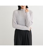 【グリーンパークス/Green Parks】の・Petit Fleur ジャガードハイネックロンT 人気、トレンドファッション・服の通販 founy(ファニー) ファッション Fashion レディースファッション Fashion for Women トップス・カットソー Cut & Sew Tops シャツ・ブラウス・オフィスカジュアル Elegant Blouses & Button-Ups ロングTシャツ・Tシャツ Longline T-Shirts & Tees カットソー・ベーシックTシャツ Cut-and-Sewn Tops / Stretch Tees & Basics おすすめ Recommended / Our Picks カットソー Cut and Sewn Top キャミソール Camisole, Spaghetti Strap Top ビスチェ Bustier, Corset Top ポケット Pocket, Pocket Detail ロング Long, Long-Length A/W・秋冬 Autumn/Winter thumbnail Light Gray|ID: prp329100004700401 ipo3291000000033996692