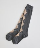 【アースミュージックアンドエコロジー/earth music&ecology】のアーガイルソックス Charcoal Gray|ID: prp329100004700407 ipo3291000000033939278
