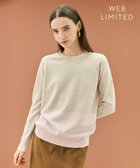 【ベイジ,/BEIGE,】の【WEB限定・洗える】DEMING / バイカラーウールクルーネックニット Taupe × Nude|ID: prp329100004700412 ipo3291000000033939303