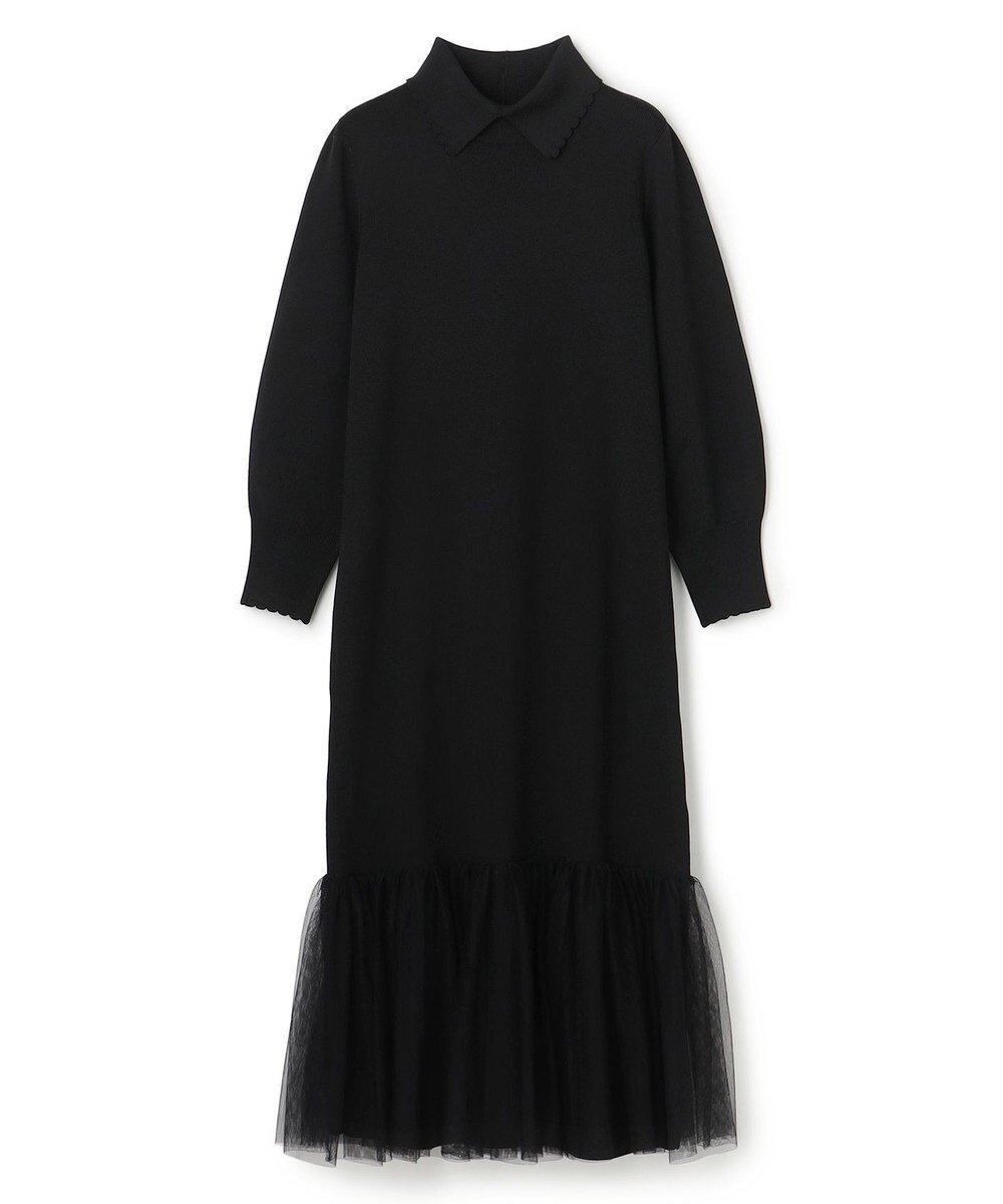 【トッカ/TOCCA】の【洗える】SWEETS BAR ニットドレス 人気、トレンドファッション・服の通販 founy(ファニー) 　ファッション　Fashion　レディースファッション　Fashion for Women　ワンピース　Dresses　フォーマル・パーティードレス・結婚式用ドレス　Elegant & Casual Dresses　ニットワンピース　Knit Dresses　洗える　Machine Washable　チュール　Tulip, Tulip Motif　ドレス　Dress, One-Piece　バランス　Balance, Style Balance　フェミニン　Feminine, Girly　フリル　Frill, Ruffle　A/W・秋冬　Autumn/Winter　冬　Winter / This Winter　新作・新入荷　New Arrivals / New In　エレガント 上品　Elegant　ビジネス 仕事 通勤　Business / Work / Commuting　2025年　2025　2025-2026秋冬・A/W　Autumn/Winter 2025–26 AW25–26　 other-1|ID: prp329100004700452 ipo3291000000033939437