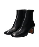 【インター ショシュール/INTER-CHAUSSURES】の【FABIO RUSCONI】スクエアトウレザーショートブーツ ブラック|ID: prp329100004700457 ipo3291000000033939456