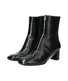【インター ショシュール/INTER-CHAUSSURES】の【FABIO RUSCONI】スクエアトウレザーショートブーツ ブラックエナメル|ID: prp329100004700457 ipo3291000000033939457