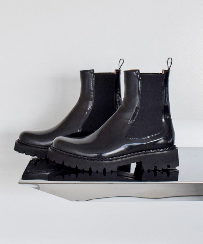 【インター ショシュール/INTER-CHAUSSURES】の【FABIO RUSCONI】ラウンドトウタンクソールサイドゴアブーツ インテリア・キッズ・メンズ・レディースファッション・服の通販 founy(ファニー) https://founy.com/ ファッション Fashion レディースファッション Fashion for Women イタリア Italy ベーシック Basic, Essential 夏 Summer S/S・春夏 SS, Spring/Summer, Warm Season A/W・秋冬 Autumn/Winter |ID: prp329100004700460 ipo3291000000033939462