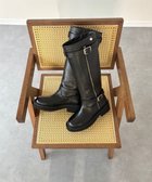 【インター ショシュール/INTER-CHAUSSURES】の【FABIO RUSCONI】ラウンドトウエンジニアロングブーツ ブラック|ID: prp329100004700468 ipo3291000000033939475