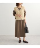 【グリーンパークス/Green Parks】のSET2点ラメフェザーベスト+ミニ裏毛ワンピース Beige|ID: prp329100004700480 ipo3291000000033939517