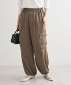 【グリーンパークス/Green Parks】のサテンカーゴパンツ Mocha|ID: prp329100004700482 ipo3291000000033939525