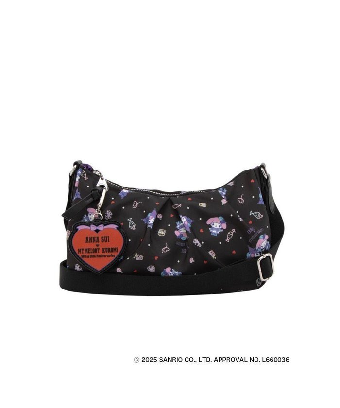 【アナスイ/ANNA SUI】のANNA SUI × MY MELODY KUROMI ショルダーバッグ インテリア・キッズ・メンズ・レディースファッション・服の通販 founy(ファニー) https://founy.com/ ファッション Fashion レディースファッション Fashion for Women バッグ Bags ショルダー Shoulder, Shoulder Strap スペシャル Special, Limited Edition モチーフ Motif, Design Theme 財布 Wallet, Purse |ID: prp329100004700490 ipo3291000000035833562