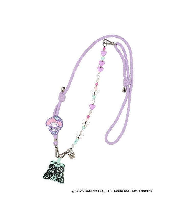 【アナスイ/ANNA SUI】のANNA SUI × MY MELODY KUROMI スマホストラップ (パープル) インテリア・キッズ・メンズ・レディースファッション・服の通販 founy(ファニー) https://founy.com/ ファッション Fashion レディースファッション Fashion for Women スポーツウェア Functional & Stylish Sportswear アクセサリー Fashion Accessories エレガント 上品 Elegant クール Cool, Chic スペシャル Special, Limited Edition スポーツ Sports, Activewear バタフライ Butterfly, Butterfly Motif パープル Purple, Violet モチーフ Motif, Design Theme モバイル Mobile, Smartphone ローズ Rose, Rose Motif |ID: prp329100004700492 ipo3291000000033939571