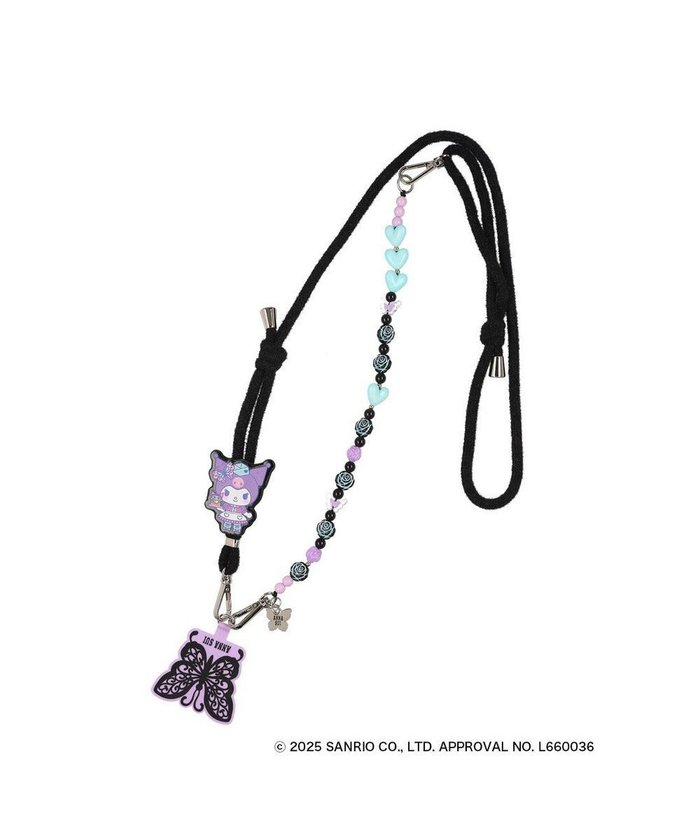【アナスイ/ANNA SUI】のANNA SUI × MY MELODY KUROMI スマホストラップ (クロ) インテリア・キッズ・メンズ・レディースファッション・服の通販 founy(ファニー) https://founy.com/ ファッション Fashion レディースファッション Fashion for Women スポーツウェア Functional & Stylish Sportswear アクセサリー Fashion Accessories エレガント 上品 Elegant クール Cool, Chic スペシャル Special, Limited Edition スポーツ Sports, Activewear バタフライ Butterfly, Butterfly Motif モチーフ Motif, Design Theme モバイル Mobile, Smartphone ローズ Rose, Rose Motif |ID: prp329100004700493 ipo3291000000033939576