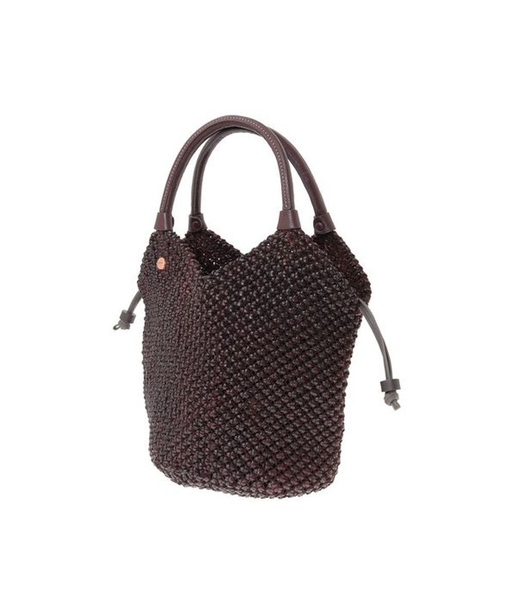 【ゲンテン/genten】のペッレジェンマ インテリア・キッズ・メンズ・レディースファッション・服の通販 founy(ファニー) ファッション Fashion レディースファッション Fashion for Women バッグ Bags 巾着 Drawstring Bag, Kinchaku 手編み Hand-Knitted, Handmade Knit エレガント 上品 Elegant ダークブラウン|ID: prp329100004701686 ipo3291000000033949123
