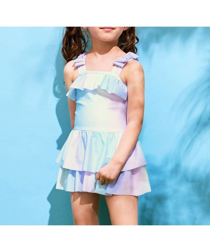 【エニィ/ANY / KIDS】の総柄 フリル ワンピース 水着 インテリア・キッズ・メンズ・レディースファッション・服の通販 founy(ファニー) https://founy.com/ ファッション Fashion キッズファッション Fashion for Kids シンプル Simple, Minimal フリル Frill, Ruffle リボン Ribbon, Bow 夏 Summer 春 Spring S/S・春夏 SS, Spring/Summer, Warm Season 水着 Swimsuit, Swimwear |ID: prp329100004701707 ipo3291000000033949185