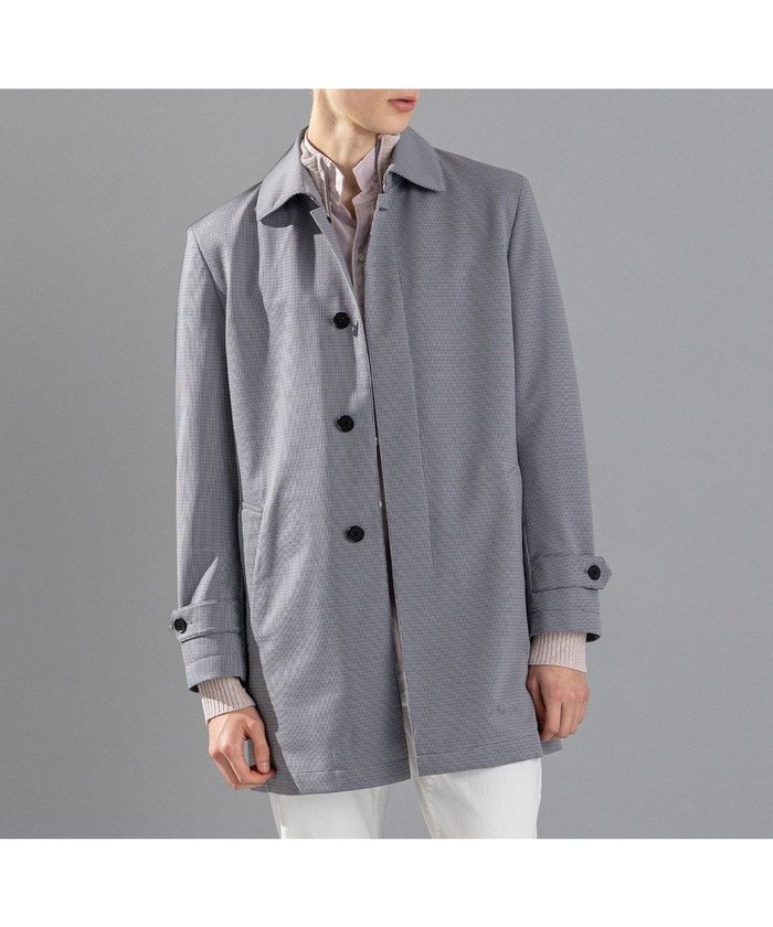 【ジョゼフ オム/JOSEPH HOMME / MEN】のエアジャガードジャージー ステンカラーコート インテリア・キッズ・メンズ・レディースファッション・服の通販 founy(ファニー) https://founy.com/ ファッション Fashion メンズファッション Fashion for Men アウター Men's Coats Outerwear ジャケット Jacket, Outerwear ストレッチ Stretch, Stretchy Fabric チェック Check, Plaid, Tartan ビジネス 仕事 通勤 Business / Work / Commuting フロント Front, Front Design ベーシック Basic, Essential ライナー Liner, Inner Layer エレガント 上品 Elegant 夏 Summer 春 Spring S/S・春夏 SS, Spring/Summer, Warm Season 軽量 Lightweight, Ultra Light |ID: prp329100004701721 ipo3291000000033949227
