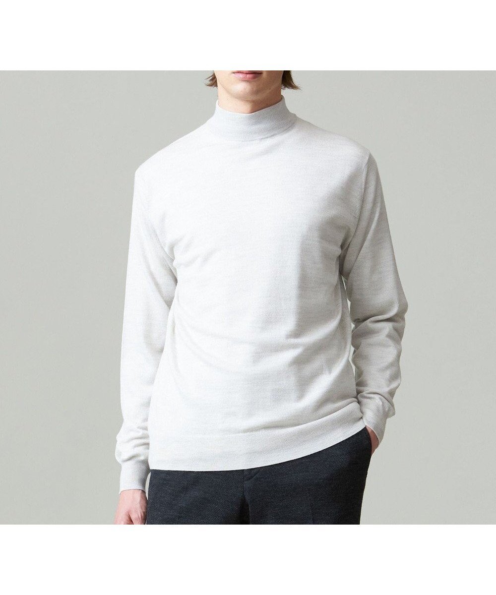【ジェイ プレス/J.PRESS / MEN】の【WEB限定カラー有】オメガツイスト ハイゲージ モックネックニット インテリア・キッズ・メンズ・レディースファッション・服の通販 founy(ファニー) 　ファッション　Fashion　メンズファッション　Fashion for Men　トップス・カットソー　Cut & Sew Tops　ニット・セーター / 定番トップス　Knit Tops & Sweaters　インナー　Innerwear　ストレッチ　Stretch, Stretchy Fabric　スーツ　Suit, Formalwear　セーター　Sweater, Knitwear　ツイスト　Tweed, Tweed Fabric　A/W・秋冬　Autumn/Winter　おすすめ　Recommended / Our Picks　エレガント 上品　Elegant　アイボリー系|ID: prp329100004701727 ipo3291000000033949261