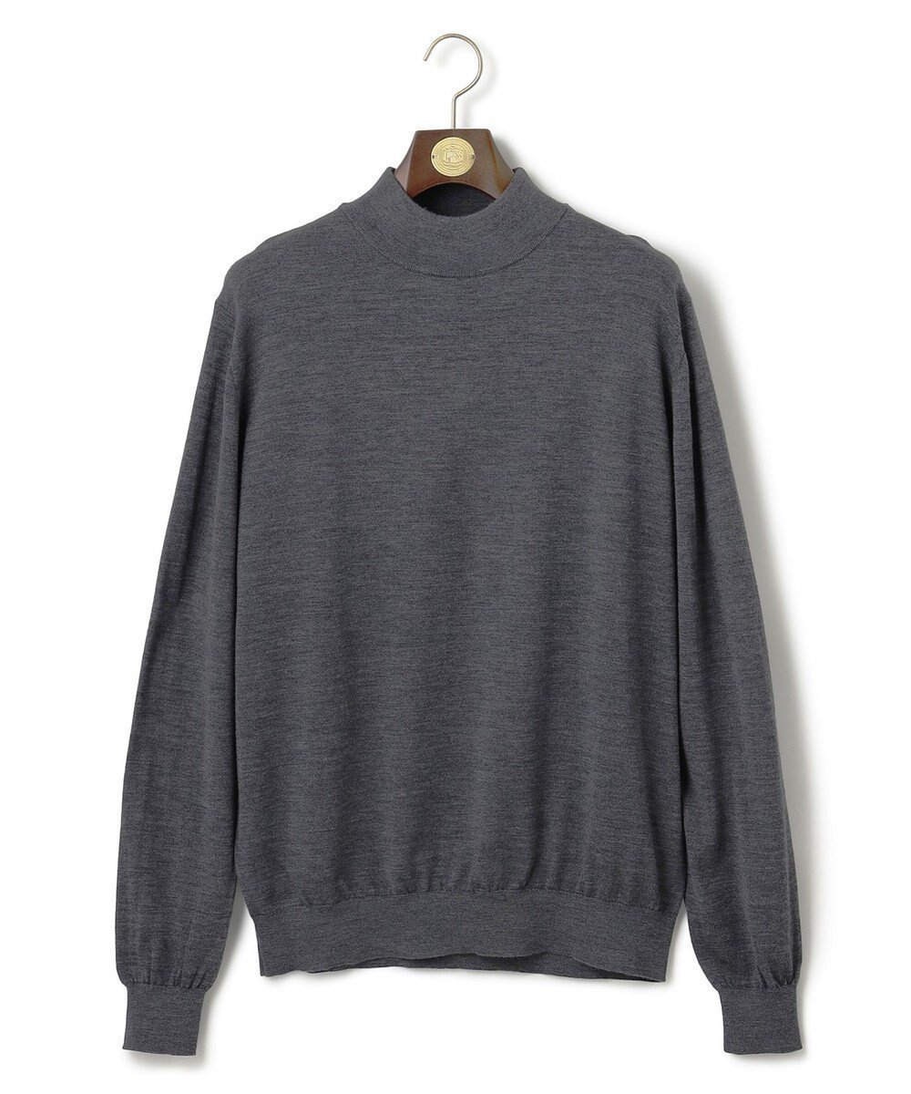 【ジェイ プレス/J.PRESS / MEN】の【WEB限定カラー有】オメガツイスト ハイゲージ モックネックニット インテリア・キッズ・メンズ・レディースファッション・服の通販 founy(ファニー) ファッション Fashion メンズファッション Fashion for Men トップス・カットソー Cut & Sew Tops ニット・セーター / 定番トップス Knit Tops & Sweaters インナー Innerwear ストレッチ Stretch, Stretchy Fabric スーツ Suit, Formalwear セーター Sweater, Knitwear ツイスト Tweed, Tweed Fabric A/W・秋冬 Autumn/Winter おすすめ Recommended / Our Picks エレガント 上品 Elegant 【WEB限定カラー】グレー系|ID: prp329100004701727 ipo3291000000034230100