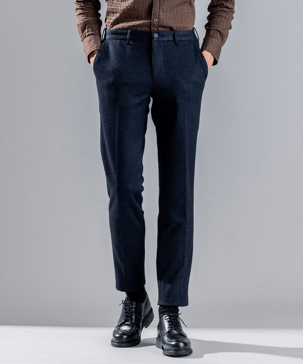 【ジョゼフ オム/JOSEPH HOMME / MEN】の【WEB限定カラーあり】ドビージャージー / CITY インテリア・キッズ・メンズ・レディースファッション・服の通販 founy(ファニー) 　ファッション　Fashion　メンズファッション　Fashion for Men　ボトムス　Bottoms　軽量　Lightweight, Ultra Light　ジャケット　Jacket, Outerwear　ストレッチ　Stretch, Stretchy Fabric　スラックス　Slacks, Dress Pants　雑誌　Magazine, Fashion Magazine　テーパード　Tapered, Tapered Pants　フラップ　Flap, Flap Pocket　ポケット　Pocket, Pocket Detail　A/W・秋冬　Autumn/Winter　ビジネス 仕事 通勤　Business / Work / Commuting　ネイビー系|ID: prp329100004701728 ipo3291000000033949266