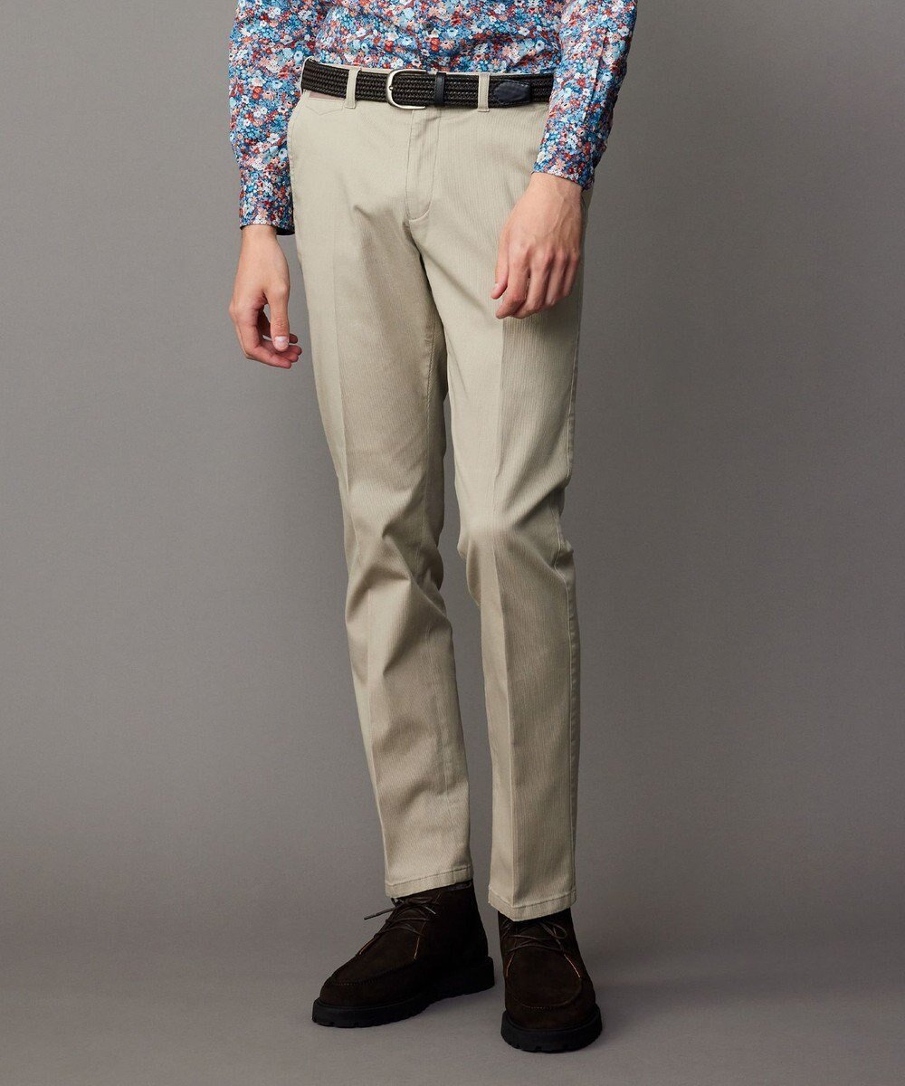 【ジョセフ アブード/JOSEPH ABBOUD / MEN】の【ウエストも伸びる!・新色追加】オーガニックストレッチパンツ インテリア・キッズ・メンズ・レディースファッション・服の通販 founy(ファニー) 　ファッション　Fashion　メンズファッション　Fashion for Men　ボトムス　Bottoms　ヴィンテージ　Vintage Style　ジャケット　Jacket, Outerwear　定番　Standard, Basic Item　A/W・秋冬　Autumn/Winter　ベージュ系|ID: prp329100004701729 ipo3291000000033949273