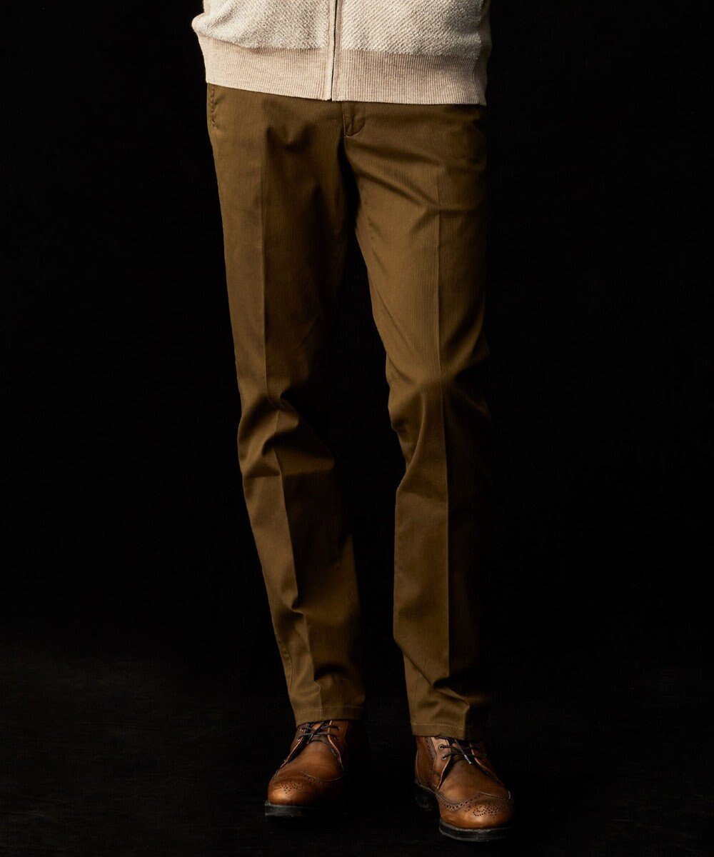 【ジョセフ アブード/JOSEPH ABBOUD / MEN】の【ウエストも伸びる!・新色追加】オーガニックストレッチパンツ インテリア・キッズ・メンズ・レディースファッション・服の通販 founy(ファニー) 　ファッション　Fashion　メンズファッション　Fashion for Men　ボトムス　Bottoms　ヴィンテージ　Vintage Style　ジャケット　Jacket, Outerwear　定番　Standard, Basic Item　A/W・秋冬　Autumn/Winter　ダークブラウン系|ID: prp329100004701729 ipo3291000000033949274