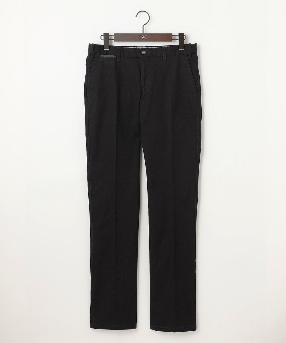 【ジョセフ アブード/JOSEPH ABBOUD / MEN】の【ウエストも伸びる!・新色追加】オーガニックストレッチパンツ インテリア・キッズ・メンズ・レディースファッション・服の通販 founy(ファニー) ファッション Fashion メンズファッション Fashion for Men ボトムス Bottoms ヴィンテージ Vintage Style ジャケット Jacket, Outerwear 定番 Standard, Basic Item A/W・秋冬 Autumn/Winter ブラック系|ID: prp329100004701729 ipo3291000000034515280