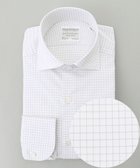 【五大陸/gotairiku / MEN】の【形態安定】PREMIUMPLEATS_スモールワイドカラー 通年ドレスシャツ_チェック(25年春夏モデル) ライトグレーチェック|ID: prp329100004701738 ipo3291000000034355073