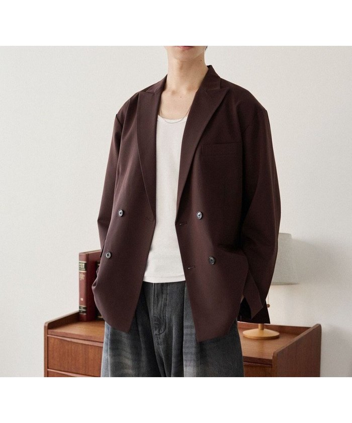 【ウィゴー/WEGO / MEN】のTRダブルブレストテーラードジャケット インテリア・キッズ・メンズ・レディースファッション・服の通販 founy(ファニー) https://founy.com/ ファッション Fashion メンズファッション Fashion for Men アウター Men's Coats Outerwear テーラードジャケット Tailored Jackets & Blazers 春 Spring 秋 Autumn クラシカル Classical, Vintage-Inspired ジャケット Jacket, Outerwear スタンダード Standard, Basic スニーカー Sneakers, Trainers スマホ Smartphone, Mobile Device スマート Smart, Elegant スラックス Slacks, Dress Pants セットアップ Set-Up, Coordinated Outfit ダウン Down, Puffer ダブル Double, Double-Breasted デニム Denim, Jeans Material トレンド Trend, Trending Now フォーマル Formal, Dressy ベーシック Basic, Essential モノトーン Monotone, Black and White リラックス Relax, Relaxed Fit ワイド Wide, Wide Fit A/W・秋冬 Autumn/Winter おすすめ Recommended / Our Picks エレガント 上品 Elegant 2025年 2025 2025-2026秋冬・A/W Autumn/Winter 2025–26 AW25–26 |ID: prp329100004701741 ipo3291000000033949309