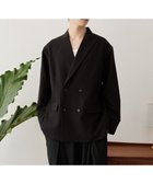 【ウィゴー/WEGO / MEN】のTRダブルブレストテーラードジャケット ブラック|ID: prp329100004701741 ipo3291000000033949311