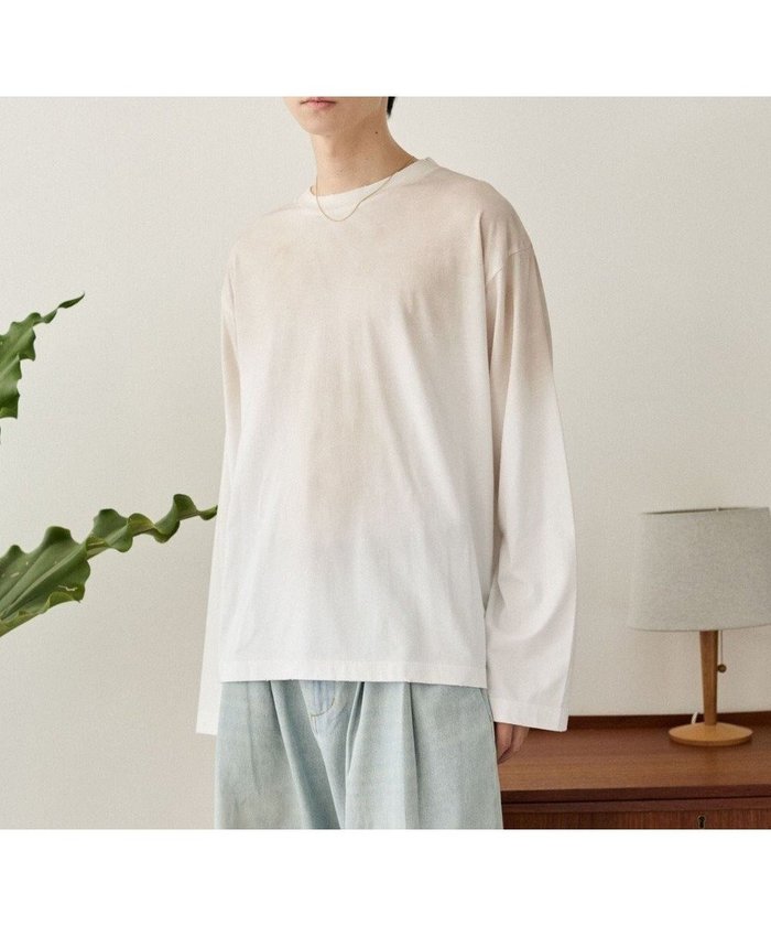 【ウィゴー/WEGO / MEN】のルーズスプレーT(長袖) インテリア・キッズ・メンズ・レディースファッション・服の通販 founy(ファニー) https://founy.com/ ファッション Fashion メンズファッション Fashion for Men トップス・カットソー Cut & Sew Tops メンズシャツ Shirts インナー Innerwear 春 Spring カットソー Cut and Sewn Top スマホ Smartphone, Mobile Device ダメージ Distressed, Destroyed デニム Denim, Jeans Material 定番 Standard, Basic Item 長袖 Long Sleeve, Full Sleeve フレア Flare, Flared 半袖 Short Sleeve, Half Sleeve 無地 Plain, Solid Color A/W・秋冬 Autumn/Winter おすすめ Recommended / Our Picks 夏 Summer |ID: prp329100004701743 ipo3291000000033949315