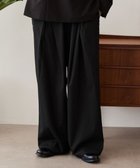【ウィゴー/WEGO / MEN】のクロスタックバギースラックス ブラックストライプ|ID: prp329100004701744 ipo3291000000033949321