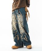 【ウィゴー/WEGO】の【ユニセックス着用ITEM】フリンジデニムパンツ 柄3|ID: prp329100004701752 ipo3291000000035807048