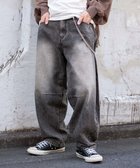 【ウィゴー/WEGO / MEN】のチェーン付きバルーンデニムパンツ デニムブラックソノタ|ID: prp329100004701754 ipo3291000000033949353