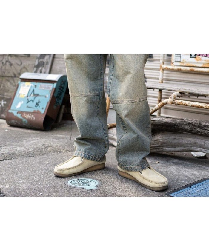 【ウィゴー/WEGO / MEN】の【ウエストゴム/MLサイズ展開】ージーダブルニーパンツ インテリア・キッズ・メンズ・レディースファッション・服の通販 founy(ファニー) https://founy.com/ ファッション Fashion メンズファッション Fashion for Men ボトムス Bottoms デニムパンツ・ジーンズ Denim Pants ヴィンテージ Vintage Style 春 Spring 秋 Autumn ジャケット Jacket, Outerwear スウェット / スエット Sweatshirt, Sweatwear スニーカー Sneakers, Trainers スマホ Smartphone, Mobile Device チェック Check, Plaid, Tartan デニム Denim, Jeans Material トレンド Trend, Trending Now ドローコード Drawcord, Drawstring Cord バランス Balance, Style Balance メンズ Men's, Menswear リラックス Relax, Relaxed Fit ワイド Wide, Wide Fit ワーク Workwear, Utility Style A/W・秋冬 Autumn/Winter おすすめ Recommended / Our Picks 夏 Summer |ID: prp329100004701767 ipo3291000000033949402