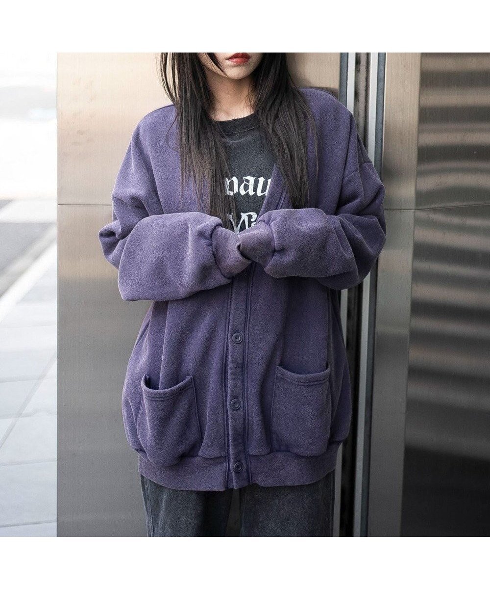【ウィゴー/WEGO】の【ユニセックス着用ITEM】ケミカルスウェットカーディガン 人気、トレンドファッション・服の通販 founy(ファニー) ファッション Fashion レディースファッション Fashion for Women トップス・カットソー Cut & Sew Tops カーディガン・羽織り Layered Style Cardigans レディースパーカー・カジュアルフーディー Casual Hoodies & Sweatshirts スウェット・クルーネックトップス Sweatshirts & Crewnecks / Relaxed Fit Sweat Tops ヴィンテージ Vintage Style 秋 Autumn カーゴパンツ Cargo Pants, Utility Pants カーディガン Cardigan, Knitwear シンプル Simple, Minimal スウェット / スエット Sweatshirt, Sweatwear スマホ Smartphone, Mobile Device デニム Denim, Jeans Material トレンド Trend, Trending Now 長袖 Long Sleeve, Full Sleeve ビッグ Big, Oversized 羽織 Haori, Light Jacket ミニスカート Mini Skirt, Short Skirt 無地 Plain, Solid Color 冬 Winter / This Winter A/W・秋冬 Autumn/Winter おすすめ Recommended / Our Picks other-1|ID: prp329100004701768 ipo3291000000033949407