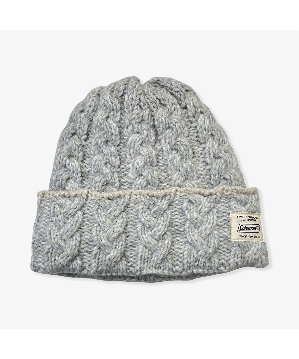 【林八百吉商店/HAYASHIYAOKICHI】のColeman 裏ボアケーブル編みワッチ インテリア・キッズ・メンズ・レディースファッション・服の通販 founy(ファニー) ファッション Fashion レディースファッション Fashion for Women トップス・カットソー Cut & Sew Tops ニット Knit Tops & Sweaters キャップ&ハット Hats & Caps おすすめ Recommended / Our Picks アウトドア Outdoor Clothing キャップ Cap, Baseball Cap シンプル Simple, Minimal 人気 Popular, Best Seller 帽子 Hat, Headwear A/W・秋冬 Autumn/Winter 杢ライトグレー|ID: prp329100004701772 ipo3291000000033949426