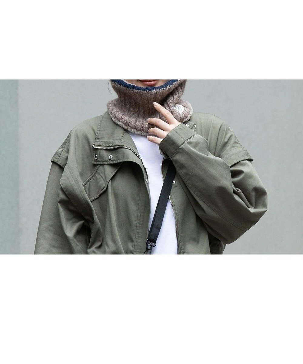 【林八百吉商店/HAYASHIYAOKICHI】のColeman 裏ボアニットネックウェア インテリア・キッズ・メンズ・レディースファッション・服の通販 founy(ファニー) ファッション Fashion レディースファッション Fashion for Women トップス・カットソー Cut & Sew Tops ニット Knit Tops & Sweaters おすすめ Recommended / Our Picks ストール Stole, Wrap マフラー Scarf, Muffler A/W・秋冬 Autumn/Winter ビジネス 仕事 通勤 Business / Work / Commuting モカ|ID: prp329100004701774 ipo3291000000033949435