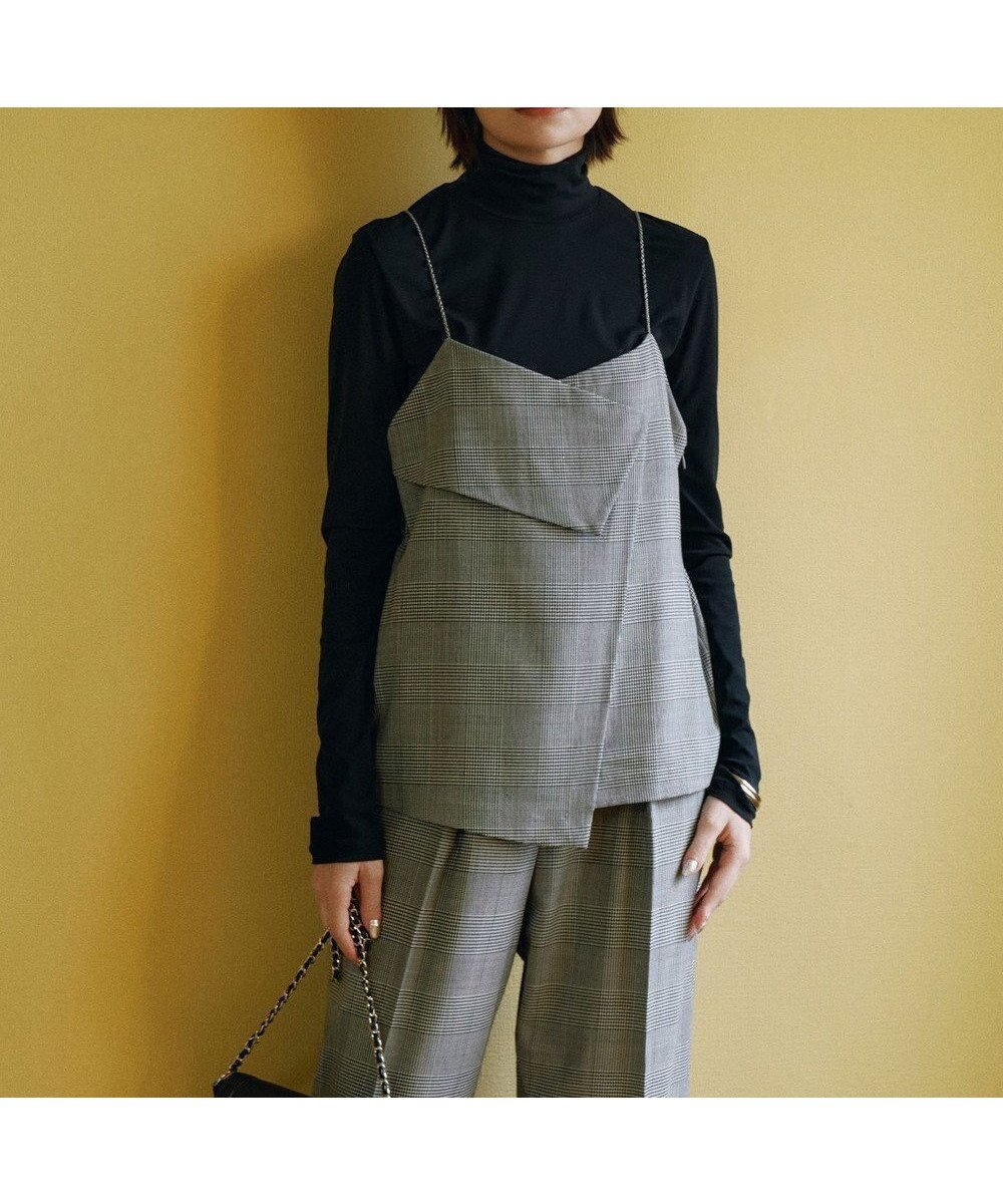 【アイシービー/iCB】の【洗える】ウール2WAYストレッチ キャミソールブラウス インテリア・キッズ・メンズ・レディースファッション・服の通販 founy(ファニー) ファッション Fashion レディースファッション Fashion for Women トップス・カットソー Cut & Sew Tops キャミソール&ノースリーブ Camisoles & Sleeveless Tops シャツ・ブラウス・オフィスカジュアル Elegant Blouses & Button-Ups アシンメトリー Asymmetrical Style 洗える Machine Washable キャミソール Camisole, Spaghetti Strap Top ジャケット Jacket, Outerwear ストレッチ Stretch, Stretchy Fabric ストレート Straight, Straight Cut セットアップ Set-Up, Coordinated Outfit ラップ Wrap, Wrap Design ワイド Wide, Wide Fit A/W・秋冬 Autumn/Winter おすすめ Recommended / Our Picks 2024年 2024 2024-2025秋冬・A/W Autumn/Winter 2024–25 AW24–25 グレンチェック系|ID: prp329100004701785 ipo3291000000033949491