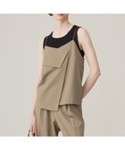 【アイシービー/iCB】の【洗える】ウール2WAYストレッチ キャミソールブラウス 人気、トレンドファッション・服の通販 founy(ファニー) ファッション Fashion レディースファッション Fashion for Women トップス・カットソー Cut & Sew Tops キャミソール&ノースリーブ Camisoles & Sleeveless Tops シャツ・ブラウス・オフィスカジュアル Elegant Blouses & Button-Ups アシンメトリー Asymmetrical Style 洗える Machine Washable キャミソール Camisole, Spaghetti Strap Top ジャケット Jacket, Outerwear ストレッチ Stretch, Stretchy Fabric ストレート Straight, Straight Cut セットアップ Set-Up, Coordinated Outfit ラップ Wrap, Wrap Design ワイド Wide, Wide Fit A/W・秋冬 Autumn/Winter おすすめ Recommended / Our Picks 2024年 2024 2024-2025秋冬・A/W Autumn/Winter 2024–25 AW24–25 thumbnail フォーン系|ID: prp329100004701785 ipo3291000000033949493