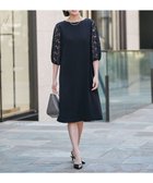 【自由区/JIYU-KU】の【洗える・XSサイズあり】レースコンビ ワンピース ネイビー系|ID: prp329100004701791 ipo3291000000033949522
