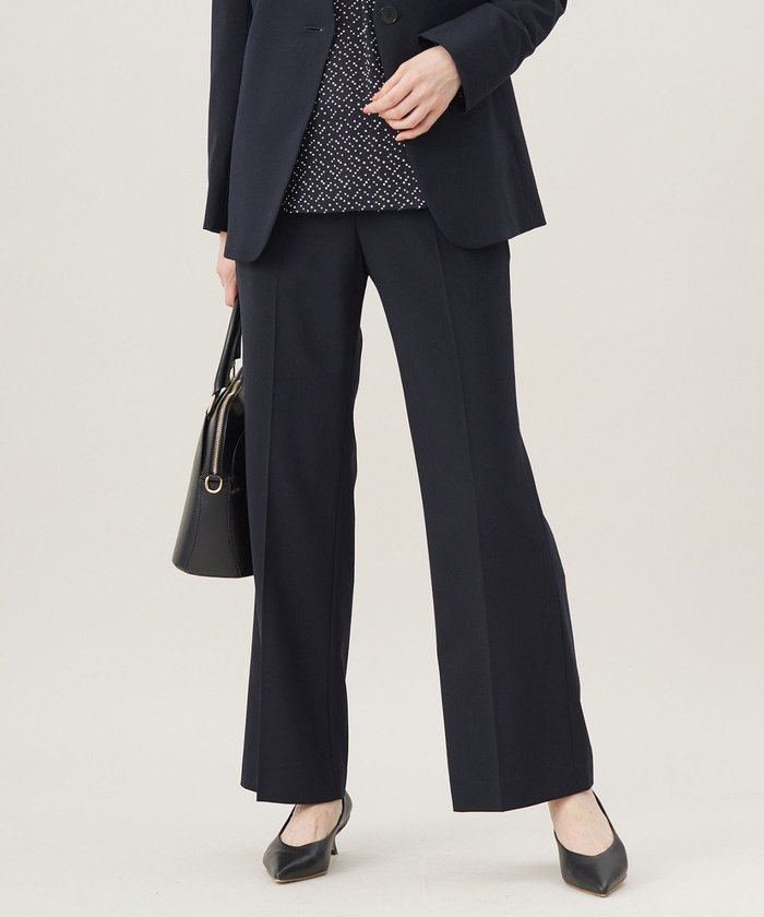 【自由区/JIYU-KU】の【セットアップ対応・洗える】ウールブレンドセットアップ パンツ インテリア・キッズ・メンズ・レディースファッション・服の通販 founy(ファニー) https://founy.com/ ファッション Fashion レディースファッション Fashion for Women セットアップ Matching Sets レディースパンツ・ボトムス Pants & Trousers / Bottoms おすすめ Recommended / Our Picks ジャケット Jacket, Outerwear ストレッチ Stretch, Stretchy Fabric ストレート Straight, Straight Cut スーツ Suit, Formalwear セットアップ Set-Up, Coordinated Outfit フレア Flare, Flared 洗える Machine Washable A/W・秋冬 Autumn/Winter |ID: prp329100004701799 ipo3291000000034221119