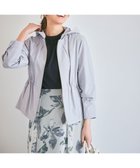 【エニィ スィス/any SiS】の【撥水/花粉対策】2WAYフーディー ブルゾン 【WEB限定】アイスブルー|ID: prp329100004701809 ipo3291000000034311363