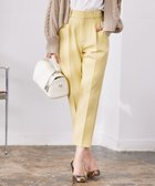 【ティアクラッセ/Tiaclasse】の【洗える】センタープレス テーパードパンツ 人気、トレンドファッション・服の通販 founy(ファニー) ファッション Fashion レディースファッション Fashion for Women パンツ Pants & Trousers ウォッシャブル Machine Washable センター Center, Center Line チュニック Tunic, Long Top テーパード Tapered, Tapered Pants フェイク Faux, Fake ポケット Pocket, Pocket Detail ビジネス 仕事 通勤 Business / Work / Commuting 再入荷 Restock / Back in Stock 冬 Winter / This Winter 新作・新入荷 New Arrivals / New In 春 Spring 洗える Machine Washable 秋 Autumn A/W・秋冬 Autumn/Winter thumbnail イエロー|ID: prp329100004701810 ipo3291000000033949623