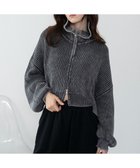 【ウィゴー/WEGO】のダブルジップショートニットブルゾン 人気、トレンドファッション・服の通販 founy(ファニー) ファッション Fashion レディースファッション Fashion for Women トップス・カットソー Cut & Sew Tops ニット Knit Tops & Sweaters カーディガン・羽織り Layered Style Cardigans インナー Innerwear 厚底 Platform Shoes カーゴパンツ Cargo Pants, Utility Pants カーディガン Cardigan, Knitwear キャミソール Camisole, Spaghetti Strap Top コンパクト Compact, Small Size ショート Short, Short Length ジップ Zip, Zipper スニーカー Sneakers, Trainers スマホ Smartphone, Mobile Device トレンド Trend, Trending Now バランス Balance, Style Balance フェミニン Feminine, Girly フレア Flare, Flared フロント Front, Front Design ブルゾン Blouson, Bomber Jacket A/W・秋冬 Autumn/Winter thumbnail スミクロ|ID: prp329100004701819 ipo3291000000033949700