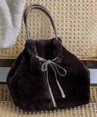 【エニィ スィス/any SiS】の【2WAY】フェイクファーリボン バッグ ブラウン|ID: prp329100004701830 ipo3291000000033949772