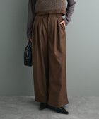 【クラフトスタンダードブティック/CRAFT STANDARD BOUTIQUE】の3タックワイドスラックス Brown|ID: prp329100004701832 ipo3291000000033949802