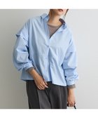 【クラフトスタンダードブティック/CRAFT STANDARD BOUTIQUE】のパネルデザインワイドシャツ 人気、トレンドファッション・服の通販 founy(ファニー) ファッション Fashion レディースファッション Fashion for Women トップス・カットソー Cut & Sew Tops シャツ・ブラウス・オフィスカジュアル Elegant Blouses & Button-Ups 秋 Autumn シンプル Simple, Minimal ポケット Pocket, Pocket Detail ルーズ Loose, Oversized ワイド Wide, Wide Fit A/W・秋冬 Autumn/Winter おすすめ Recommended / Our Picks エレガント 上品 Elegant thumbnail Sax|ID: prp329100004701860 ipo3291000000034007262
