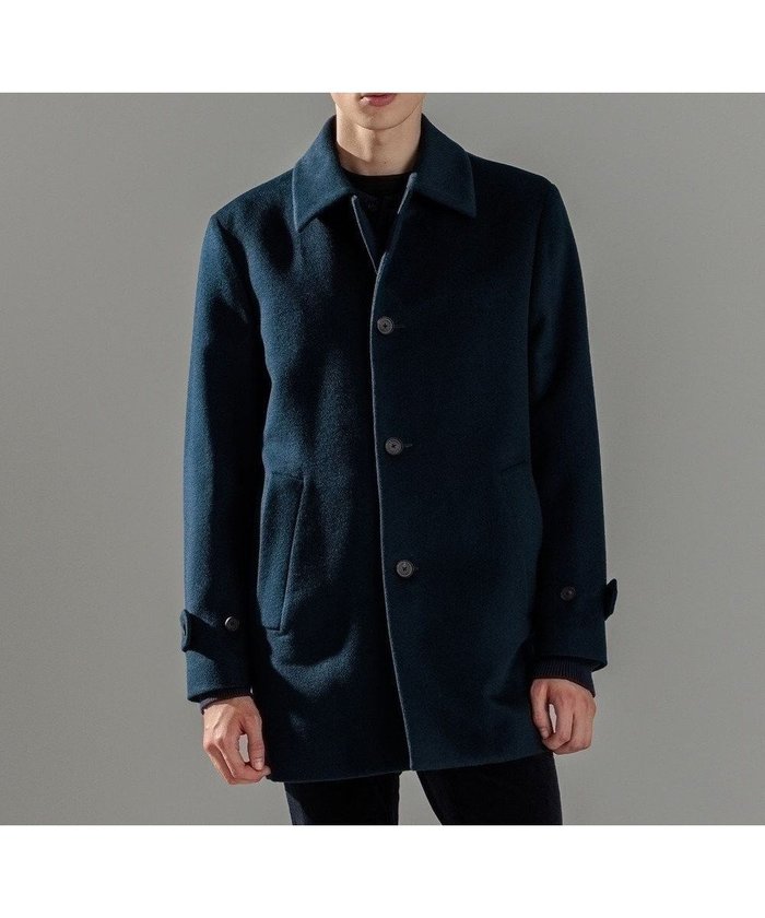 【ジョゼフ オム/JOSEPH HOMME / MEN】のグロッシーウール バルマカーンコート インテリア・キッズ・メンズ・レディースファッション・服の通販 founy(ファニー) https://founy.com/ ファッション Fashion メンズファッション Fashion for Men アウター Men's Coats Outerwear ジャケット Jacket, Outerwear ベーシック Basic, Essential メルトン Melton, Heavy Wool エレガント 上品 Elegant A/W・秋冬 Autumn/Winter |ID: prp329100004703623 ipo3291000000033965720